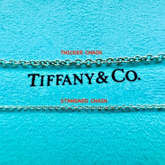 Tiffany & Co. THICK 16 Inch Chain in Silver - Picture 4 of 4